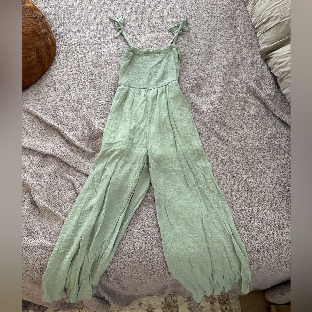 Altar'd State Light Green Jumpsuit